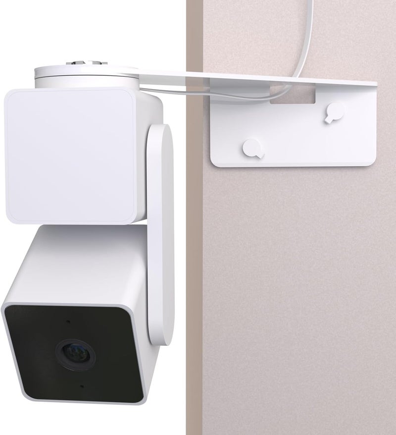 Zwolf Upgraded Outside Corner Mount for Wyze Cam Pan V4 / V3, Metal Wall Mount Bracket, Easily Capture Views from Both Sides of a House Corner. - Image 1